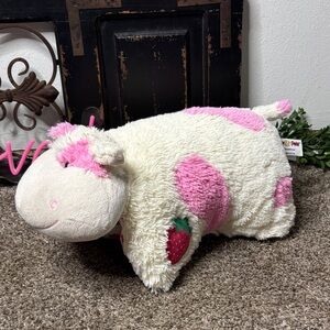 Pillow Pets Sweet Scented Strawberry Milkshake Cow plush